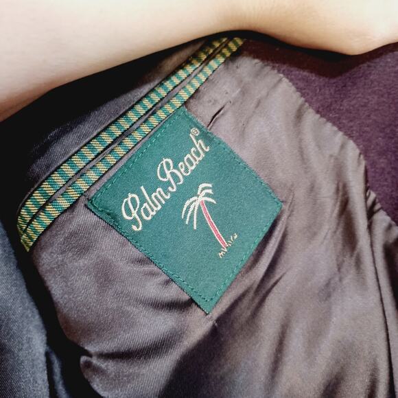 Palm Beach Camel Hair Jacket/Blazer 44R Vintage - Picture 3 of 5